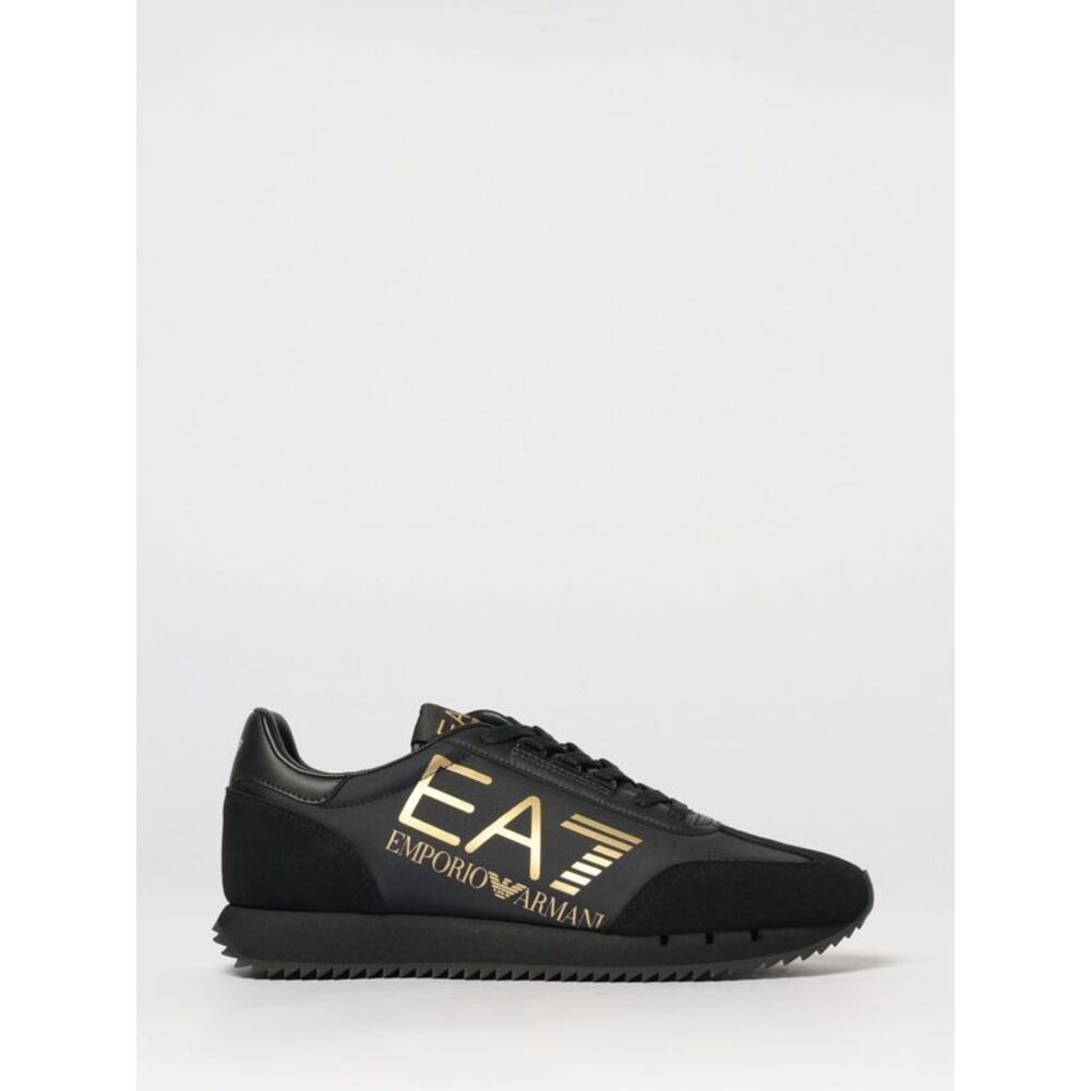 Ea7 Men Nylon And Suede Sneakers Ea7